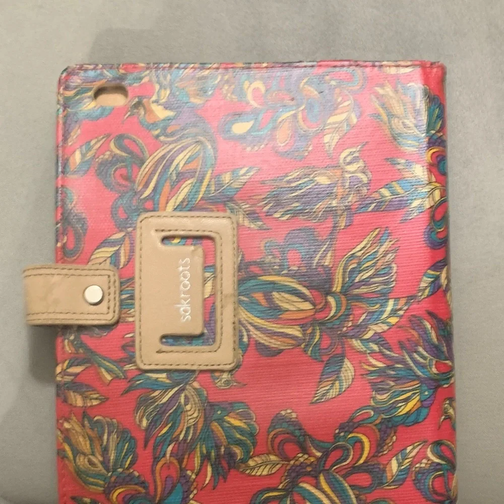 Sakroots Red and Multicolor Floral Tablet Cover